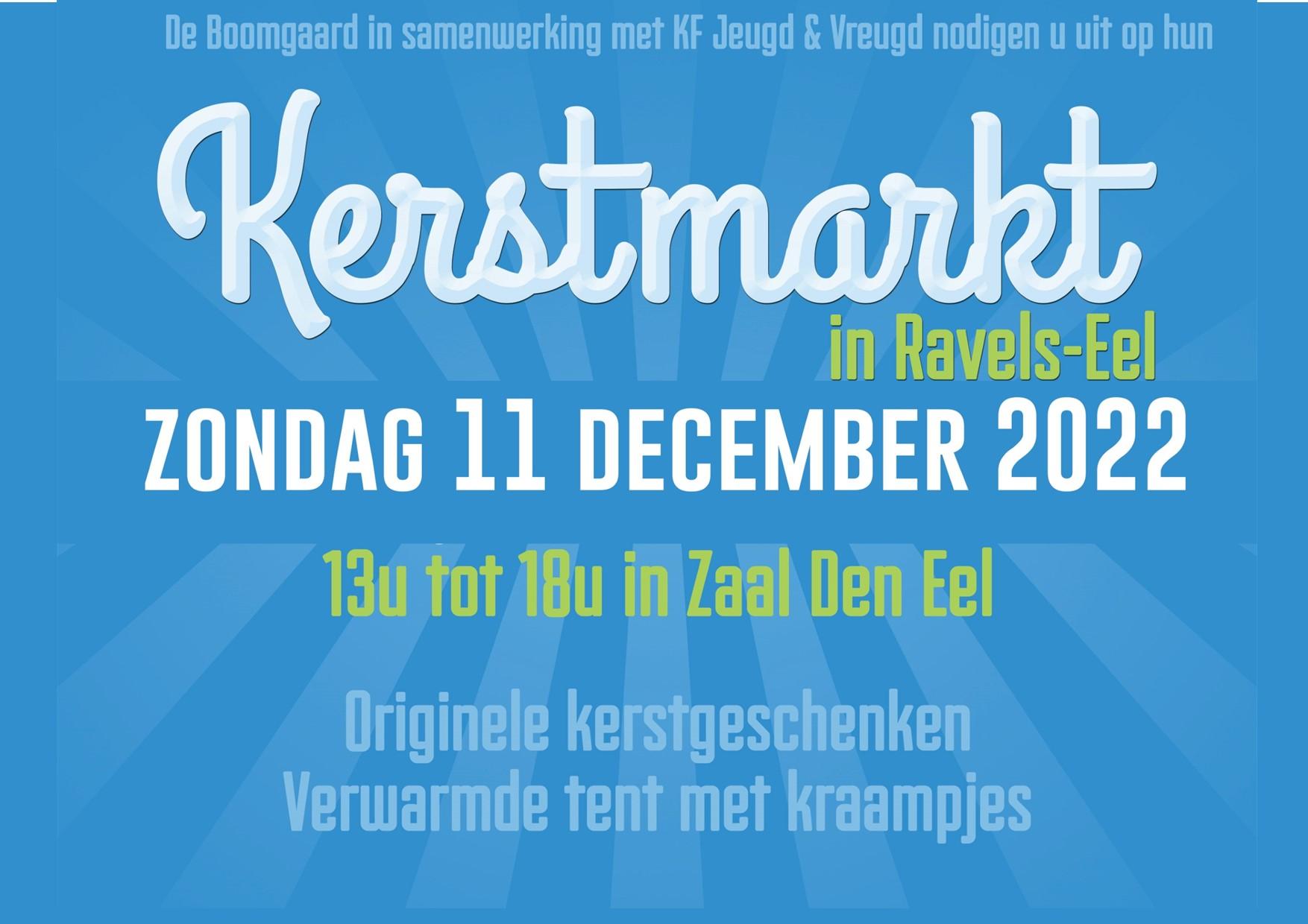 Zondag 11 december Gezellige Kerstmarkt De Boomgaard mekanders